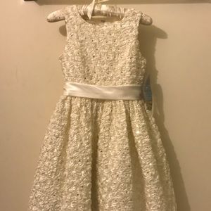 NEW SUPER ELEGANT PRINCESS FLOWER GIRL DRESS